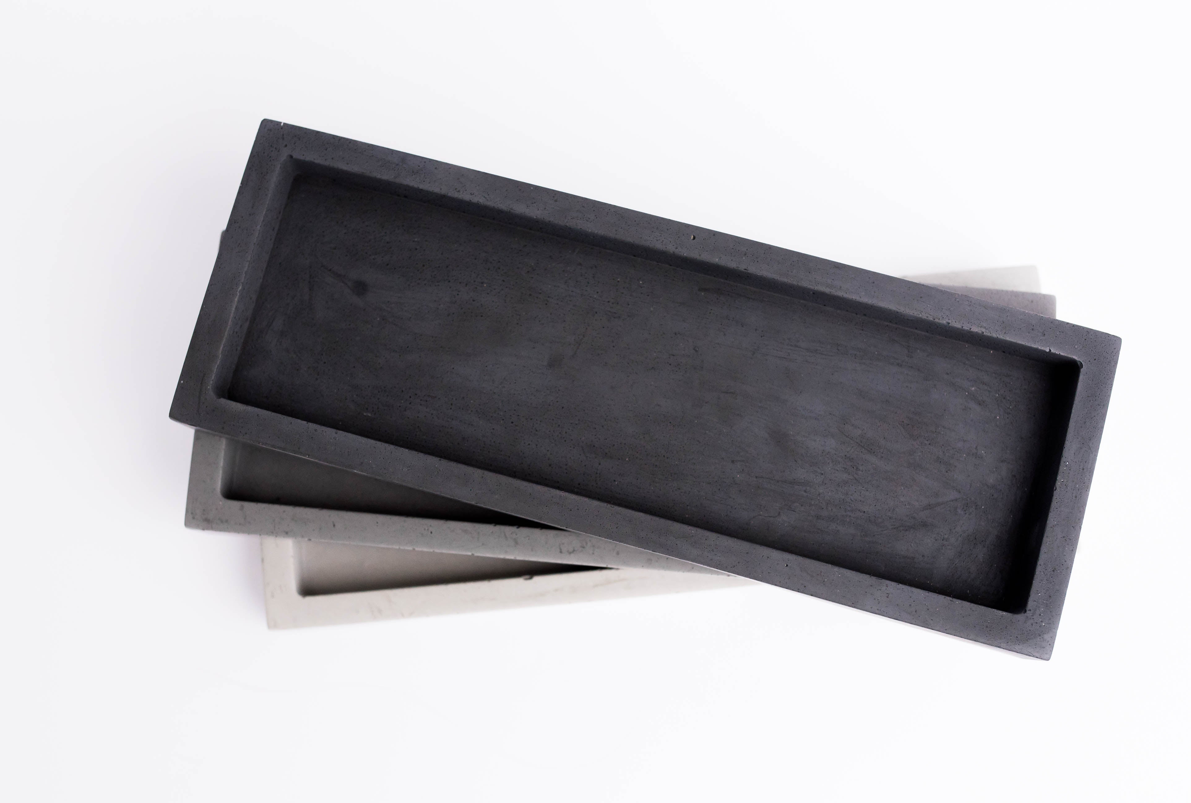 Rectangular Concrete Tray - made by kippen