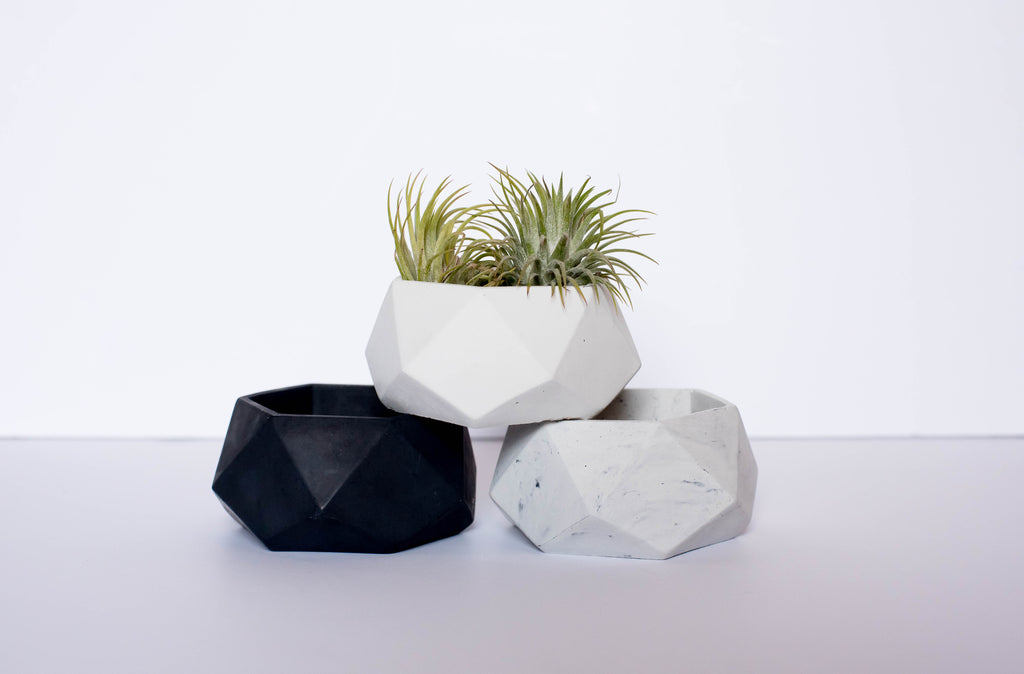 Geo planter - made by kippen