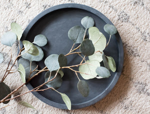 11.5" Round Concrete Tray - made by kippen